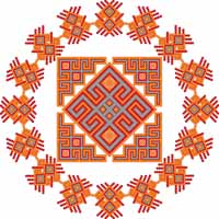 Футболка с русской символикой Богиня-дева