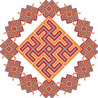 Футболка с русской символикой Коники