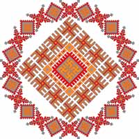 Футболка с русской символикой Коники