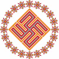 Футболка со славянской тематикой Молот Тора