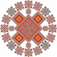 Футболка со славянской символикой Перунов цвет