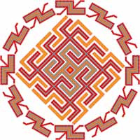 Футболка с русской символикой Звенчатый крест